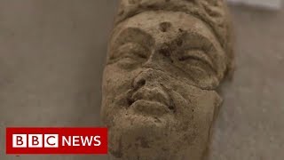 Afghanistans destroyed Buddhas to return  BBC News [upl. by Arodal170]