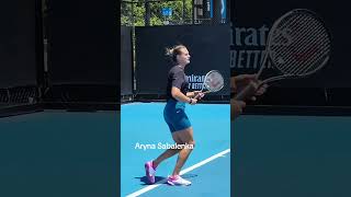 Aryna Sabalenka practice arynasabalenka [upl. by Hnahc]