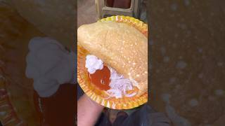 4 Eggs Fluffy Bread Omelette RecipeToughest Train JourneyVijaywada Bhavanipuram Street foodshorts [upl. by Karli523]