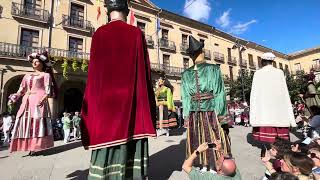 Ball conjunt dels Gegants del Pi i els Gigantes de Tafalla Navarra gegants [upl. by Atikcir]