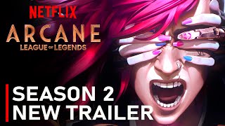 Arcane Season 2  SEASON 2 PROMO TRAILER  arcane season 2 trailer [upl. by Darryn]