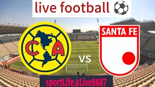 Club Americaw vs Independiente Santa Fe w CNCF WCC actualización del partido de fútbol en vivo [upl. by Eissahc174]