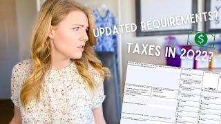 UPDATED TAX INFORMATION FOR RESELLERS 2022 new requirements [upl. by Bernette]