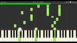 Gravitation  Glaring Dream Secret Dream Air Mix  Synthesia Piano cover [upl. by Gow889]