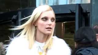 Supermodel Jessica STAM  Paris 4 march 2015 Fashion Week Rochas [upl. by Albie]