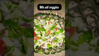 healthy veggies salad best lunch snacks food recipe tasty Alyianas kitchen [upl. by Anette]