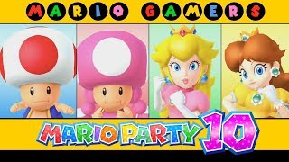 Mario Party 10  Airship Central Toad Toadette Peach and Daisy [upl. by Harat]