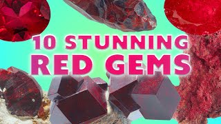 Unboxing 10 Stunning Red Gemstones  Ruby Spinel Garnet and more [upl. by Pardew]