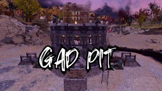 Gad Pit Gladiator Coliseum Camp Build FO76 [upl. by Hgieleak]