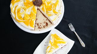 Philadelphia Torte No Bake mit Mango und Schokoboden  schnell und einfach [upl. by Cheng978]