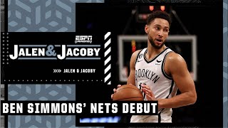 Ben Simmons makes long awaited Nets debut 😤  Jalen amp Jacoby [upl. by Henderson]