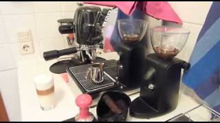 How to Make Latte Macchiato  Dalla Corte Mini EX4 [upl. by Agustin]