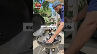 BBQ Hack Light Burn Grill  Easy and Controversial shorts cooking viralshorts [upl. by Khoury]