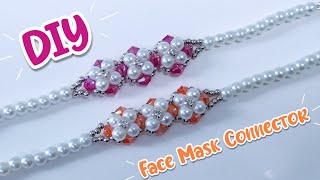 DIY Konektor masker hijab mutiarabeaded bracelet tutorial easybeaded jewelrydiy face mask adapter [upl. by Odnesor29]