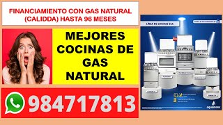 VENTA DE LAS MEJORES COCINAS A GAS NATURAL DE 4 HORNILLAS 5 QUEMADORES CATALOGO CREDICALIDDA AQUAMAX [upl. by Ahsinaj]