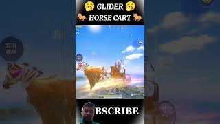 Glider Horse cart🖇️🌏😍😍🤩😍😝😝 pubg bgmi please subscribe my channel youtube Aditya 09ä pubgmobile [upl. by Mattland]