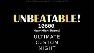 FNAF Ultimate Custom Night 5020 Mode Complete No Powerups [upl. by Amandie]