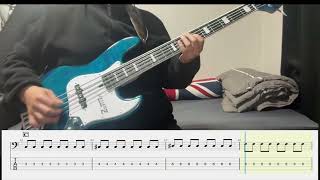 Aooo  リピート Repeat Bass Cover TAB [upl. by Anika]