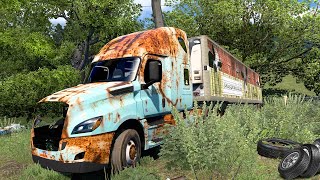 Restauracion De Un CAMION Freightliner Cascadia Olvidado Custom Rusty Rusty Truck ATS 149 [upl. by Berard689]