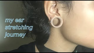 My Ear Stretching Journey 18g to 20mm [upl. by Pippa426]