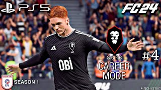 Salford City Career Mode Season 1 EFL League Two Episode 4  Realistic Graphic Gameplay  FC24  PS5 [upl. by Itch]