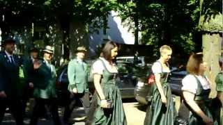 Schützenfest in Waltrop 2012 ABSV Henrichenburg von 1747 im Festzug [upl. by Hildagard]