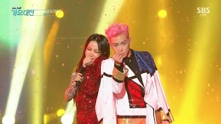 TOP X Uhm Jung Hwa  ‘DISCO’ in 2016 SBS Gayodaejun [upl. by Oliric]