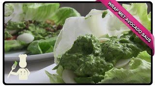 Sla wrap met avocado saus  RECEPT 4 [upl. by Artenal204]