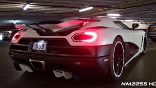 Koenigsegg Agera R INSANE SOUND in Close Parking Garage [upl. by Doralyn]