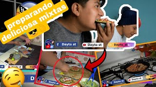 haciendo unas deliciosas mixtas🥙😋con Dayto y Romax  recetas caseras 👌 [upl. by Simsar]