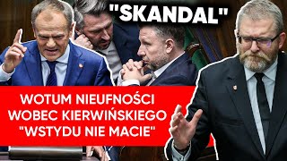 quotProwokacja policyjnaquot Kierwiński pod ostrzałem Wotum nieufności po proteście rolników [upl. by Nesbitt706]