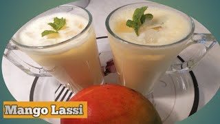 Mango Lassi Recept  Summer Drink  Sweet Lassi by Rumys Cooking amp VLog [upl. by Ynnaffit556]