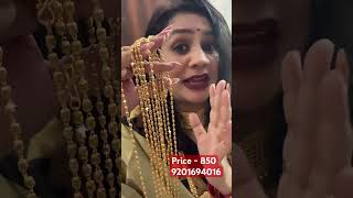 1gm gold plated tulsi mala design for daily use everyone followme everyone viralvideo follower [upl. by Antons]