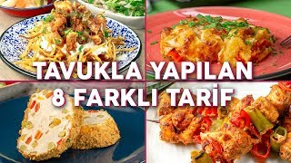 Her Zaman Yaptıklarınızdan Çok Farklı 8 Tavuklu Tarif  Ana Yemek Tarifleri [upl. by Adlig]