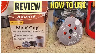 REVIEW amp HOW TO USE Keurig My KCup Reusable Filter MultiStream in KSupreme Plus Smart Coffee Maker [upl. by Eelimaj]