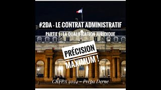 2DA  Le contrat administratif partie 12  fiche crfpa [upl. by Dazraf]