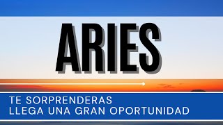 ARIES ♈  TE SORPRENDERAS LLEGA UNA GRAN OPORTUNIDAD  aries horoscopoaries [upl. by Regazzi]