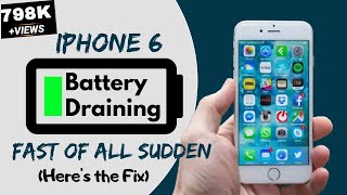 iPhone 6 battery draining fast all of a sudden Heres the fix [upl. by Menon243]