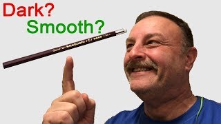 Kitaboshi 9606 HB Pencil Review  Smooth Dark and Sassy [upl. by Ahsek560]