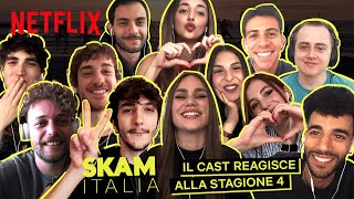 Skam Italia  Il cast reagisce alla stagione 4  Netflix Italia [upl. by Nosneh]