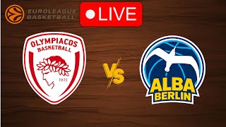 🔴 Live Olympiakos vs Alba Berlin  EuroLeague 20232024  Live Play by Play Scoreboard [upl. by Atinnor]