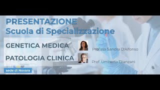 SEMINARIO  Presentazione della Scuola di Specializzazione di Genetica medica e Patologia clinica [upl. by Armand64]