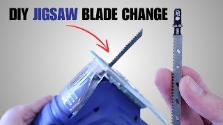 How to change a jigsaw blade SIMPLE instructions Universal jigsaw blade review Powerfit Blades [upl. by Auburta]