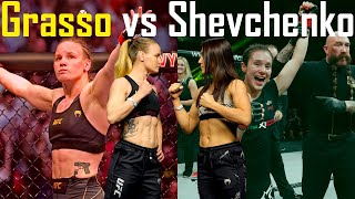 Alexa Grasso vs Valentina Shevchenko 2  Análisis [upl. by Hallee]