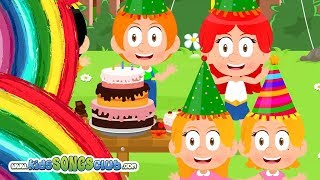 Happy Birthday Fast Real Version  BABY NURSERY RHYMES KidsSongsClub [upl. by Amandy]