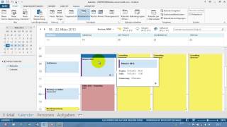 Outlook  Termin erstellen  Kalender  Teil 02 [upl. by Sivartal508]