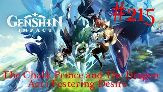 Genshin Impact Walkthrough Part 215  The Chalk Prince and The Dragon Act 1 No Commentary [upl. by Enimisaj206]