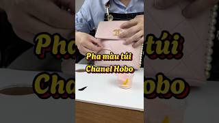 Pha màu túi xách Chanel Hobo hồng phấn cho cô em người yêu mới nhận về colormixing [upl. by Durarte]