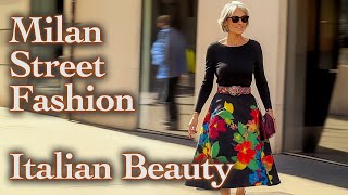 🍁 Fall 2024 Milan Street Fashion Elegant Chic looks for every day New season  new trends [upl. by Kowalski]