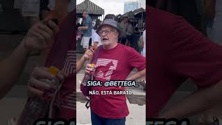 Bettega encontra petista fã do Bolsonaro política fyp [upl. by Nibbor]